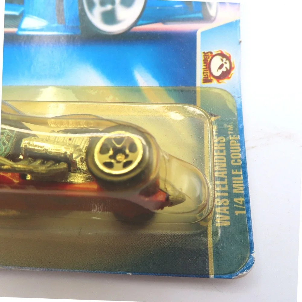 Hot Wheels 2003 Wastelanders 1/4 Mile Coupe Red 213 Diecast Car New Sealed